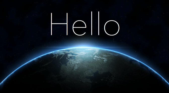Hello world!