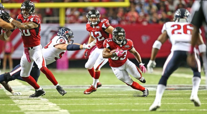 Falcons topple Texans 48-21